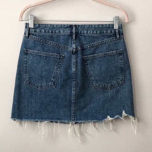 3x1 Celine distressed denim mini skirt 26 - Picture 5 of 15